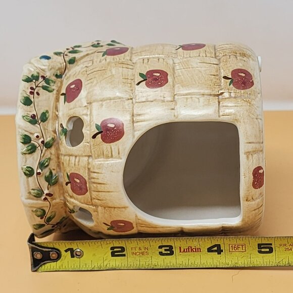 Yankee Candle Ceramic Apple Basket-Style Wax Warmer Stand - Picture 8 of 9